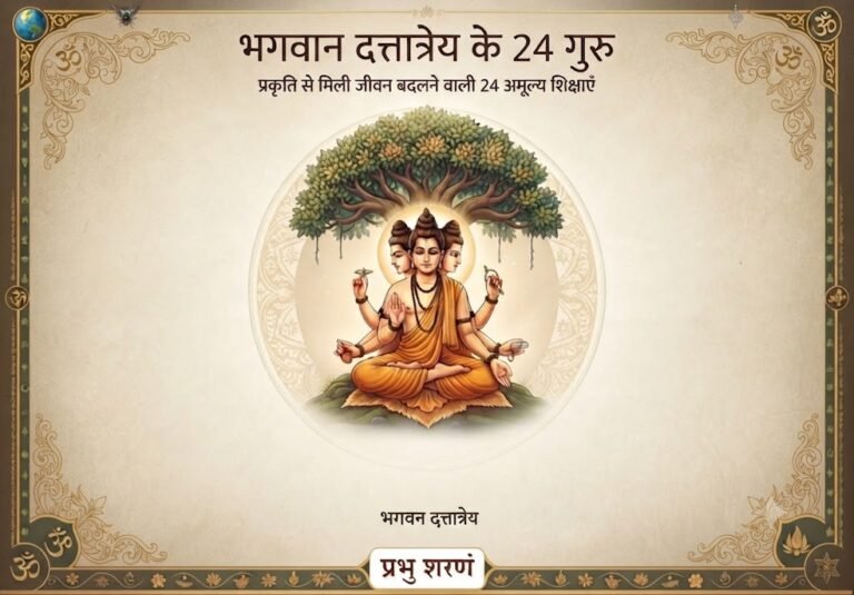 भगवान दत्तात्रेय के 24 गुरुओं की कथा भाग 01ः प्रकृति से मिली जीवन की अमूल्य शिक्षाएँ