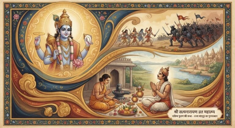 श्री सत्यनारायण व्रत महात्म्यः राजा चंद्रचूड की कहानी