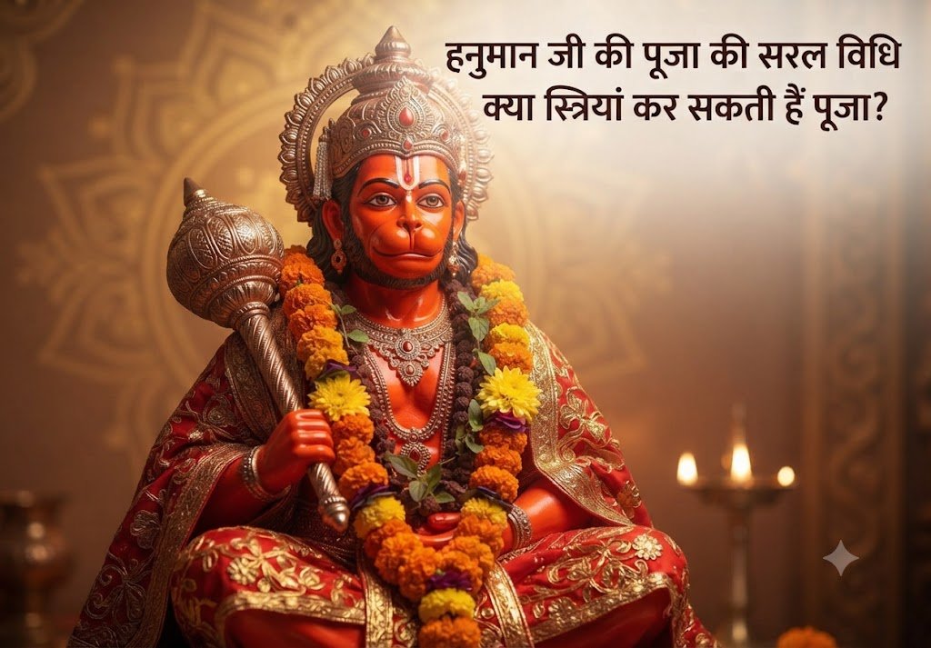 हनुमान जी की पूजा की सरल विधि, क्या स्त्रियां कर सकती हैं पूजा?