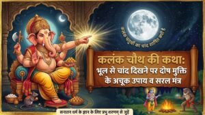 कलंक चतुर्थी की कथा: गणेश जी द्वारा चंद्रमा को शाप देने का पौराणिक प्रसंग