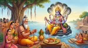अनंत चतुर्दशी भगवान विष्णु पूजन कलश और पूजा सामग्री