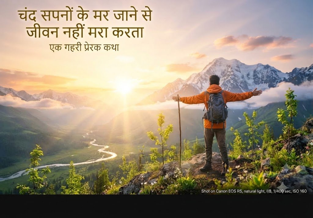 चंद सपनों के मर जाने से जीवन नहीं मरा करता- जीने की कला सिखाती प्रेरक कहानी