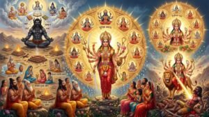 दुर्गमासुर की वध कथा. मां दुर्गा का शताक्षी और शाकम्भरी अवतार कैसे हुआ.