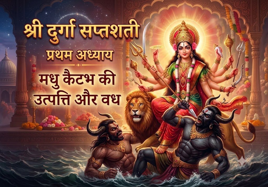 श्री दुर्गा सप्तशती पहला अध्यायः मधु-कैटभ वध