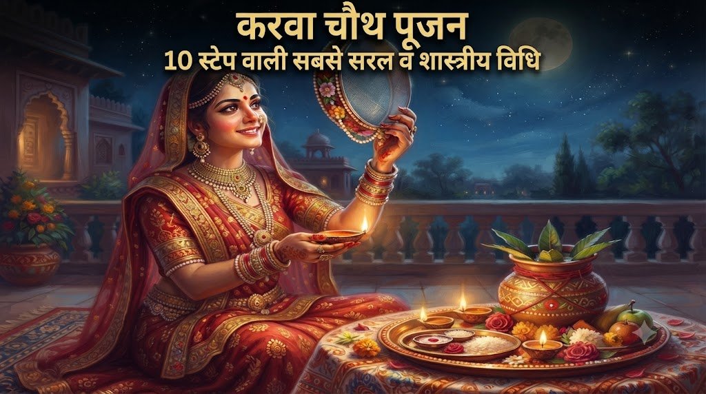 करवा चौथ पूजनः 10 स्टेप वाली सबसे सरल शास्त्रीय विधि व व्रत कथा