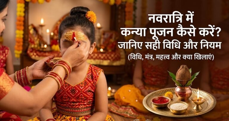 नवरात्रि में कन्या पूजन कैसे करें? पढ़ें विधि, मंत्र, भेंट आदि सबकुछ
