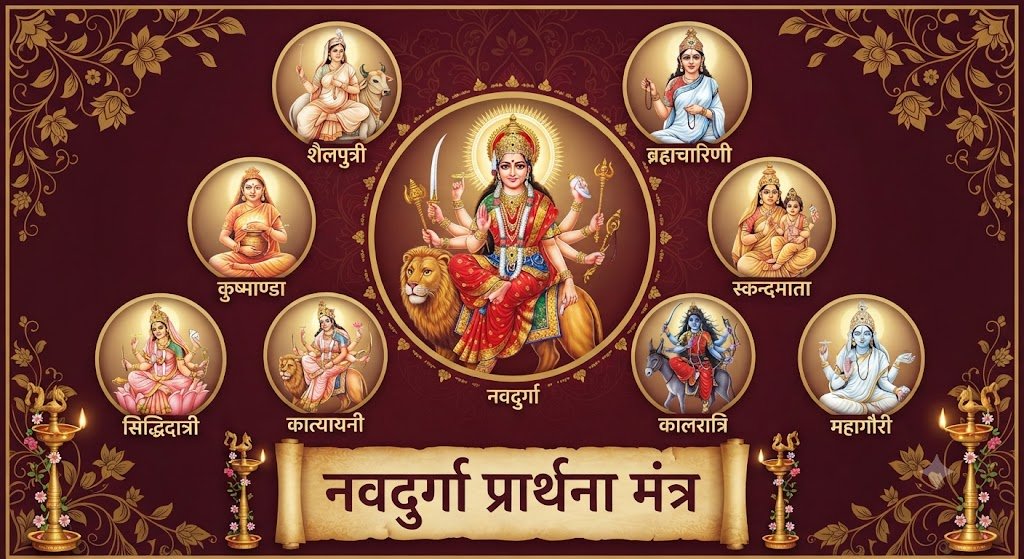 नवदुर्गा प्रार्थना मंत्र: माँ दुर्गा के 9 रूपों की आराधना का सबसे सरल मंत्र
