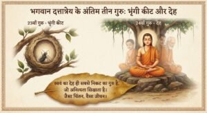 भगवान दत्तात्रेय के 24 गुरुओं की कथा का तीसरा भाग।