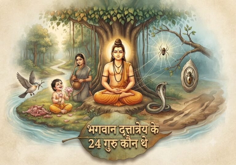 भगवान दत्तात्रेय के 24 गुरुओं की कथा अंतिम भागः कुरर, बालक, कुमारी कन्या, सर्प, मकड़ी, भृंगी और देह
