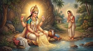 श्रीकृष्ण जिन भक्त जनाबाई के लिए चक्की चलाते थे, माता लक्ष्मी उनके कपड़े धो देती थीं.