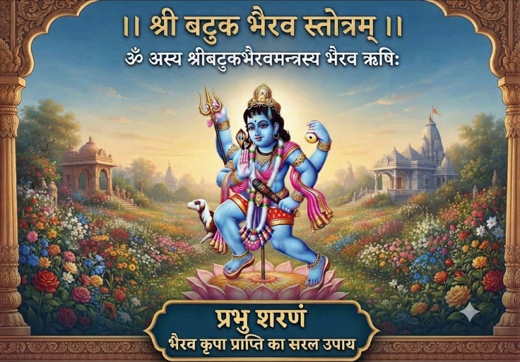 श्री बटुक भैरव स्तोत्र हिंदी अर्थ सहित