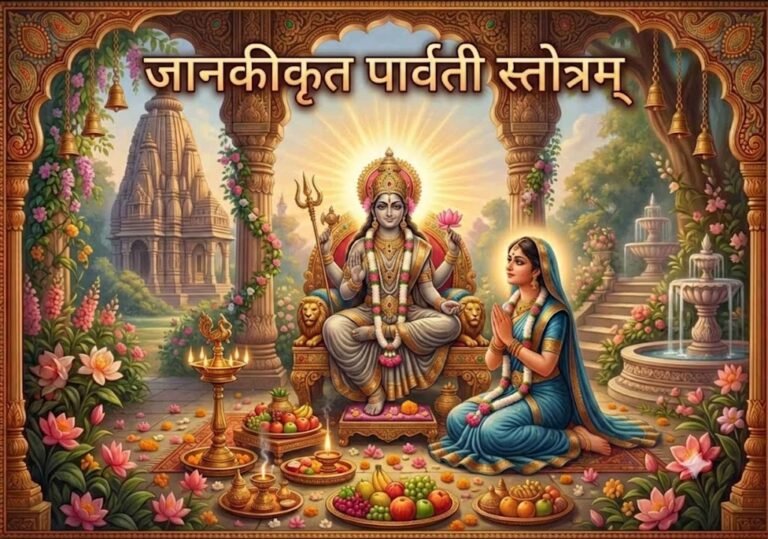 जानकीकृतं पार्वती स्तोत्रम् हिंदी अर्थ सहित