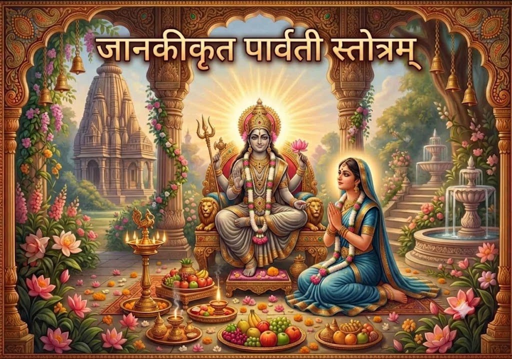जानकीकृतं पार्वती स्तोत्रम् हिंदी अर्थ सहित