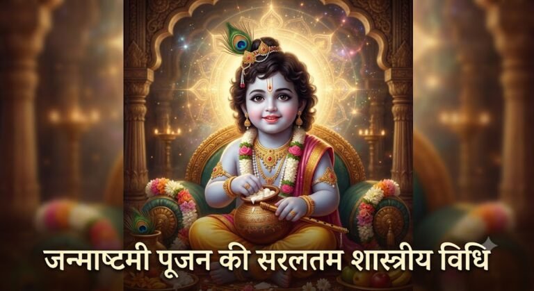 कृष्ण जन्माष्टमी पूजा विधिः व्रत, मंत्र, भोग और जन्मोत्सव की सबसे सरल विधि