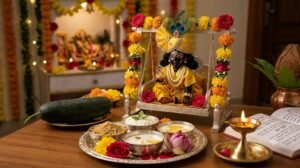 कृष्ण जन्माष्टमी की पूजा विधि, लड्डू गोपाल, पंचामृत अभिषेक, माखन मिश्री भोग और मध्यरात्रि जन्मोत्सव
