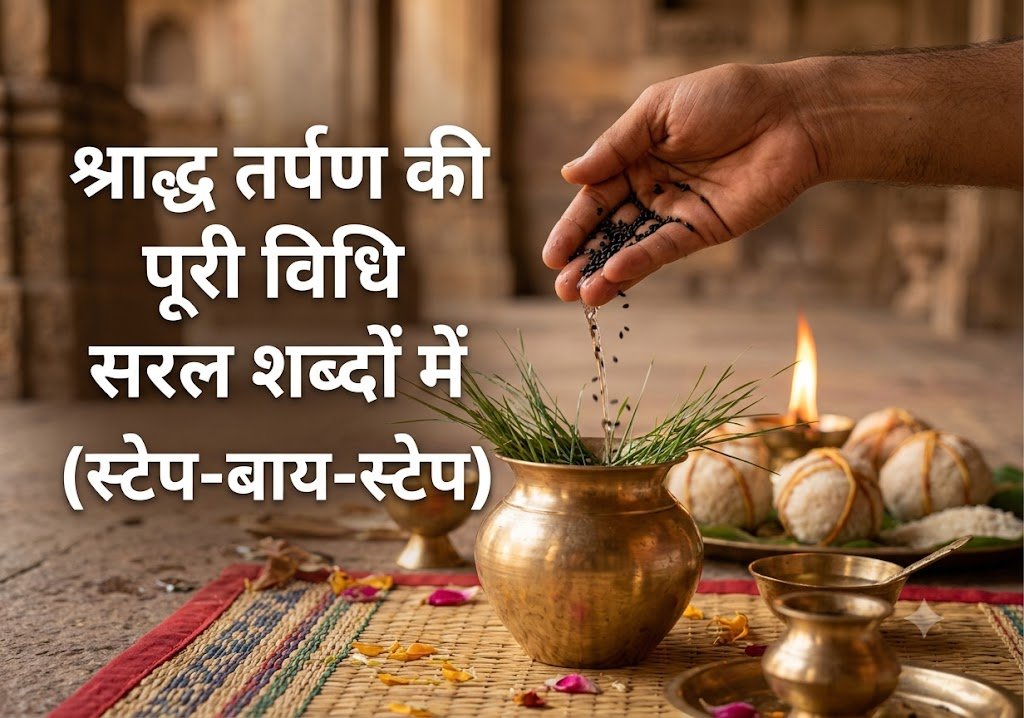 पितृपक्ष 2026ः श्राद्ध तर्पण की सरलतम वैदिक विधि (स्टेप-बाय-स्टेप))
