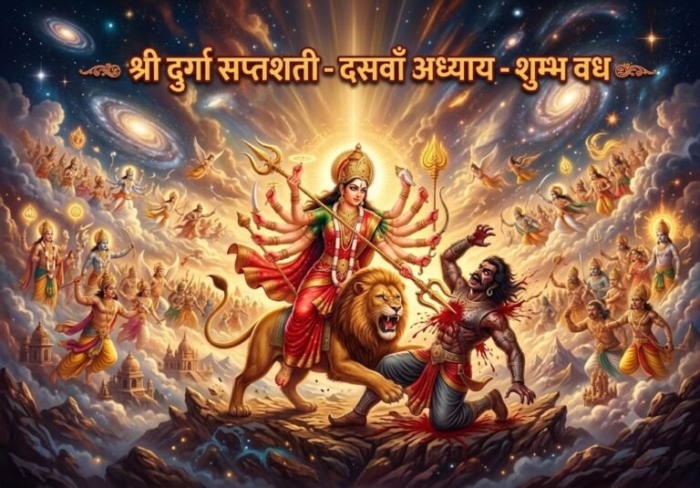 श्री दुर्गा सप्तशती दसवाँ अध्याय: शुम्भ वध
