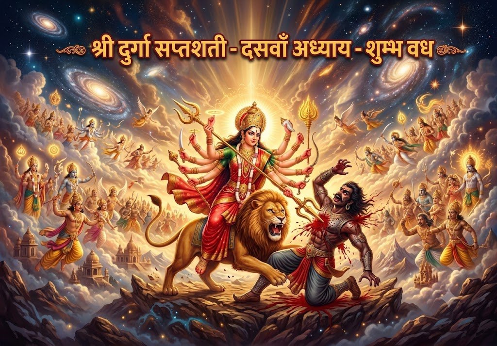श्री दुर्गा सप्तशती दसवाँ अध्याय: शुम्भ वध