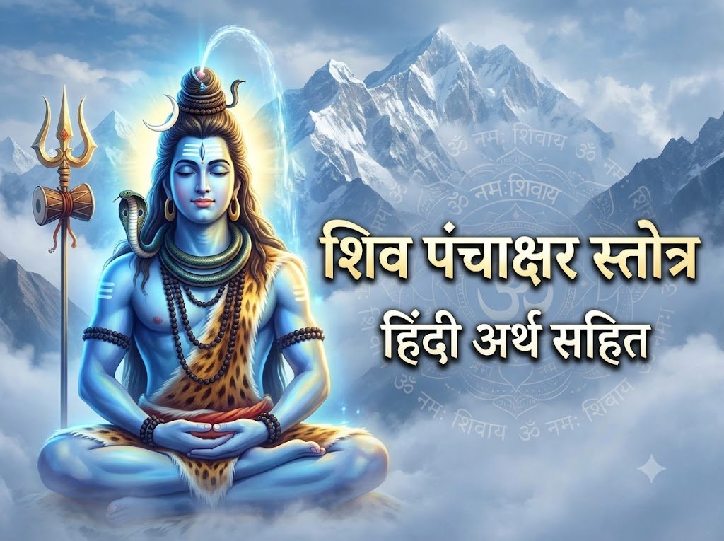 शिव पंचाक्षर स्तोत्र हिंदी अर्थ सहित | Shiva Panchakshara Stotram